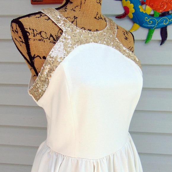 windsor white short dress